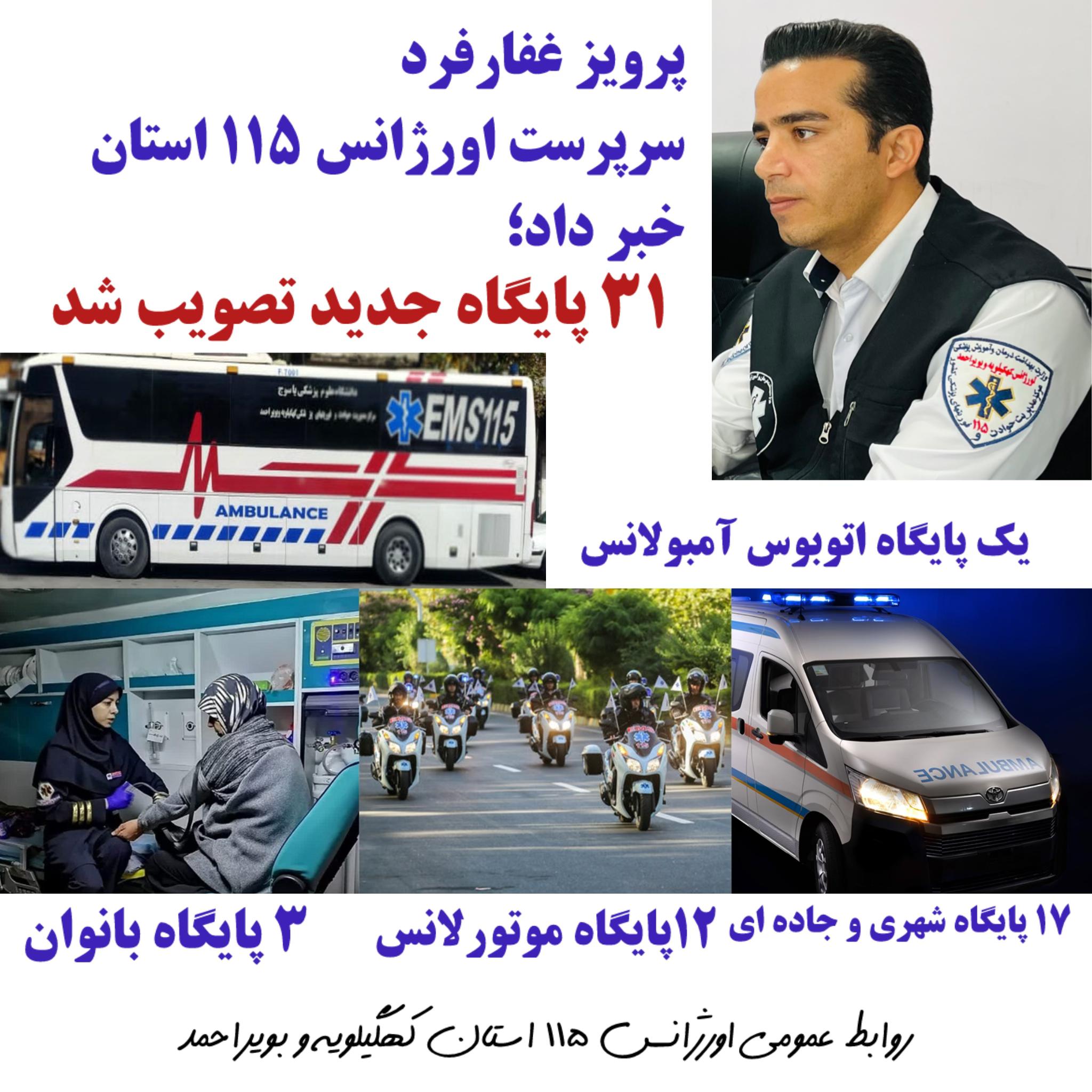 تحولی تاریخی در اورژانس ۱۱۵ استان ؛