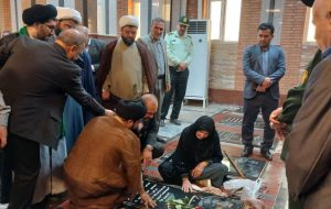 همزمان با هفته دولت آیین غبار روبی گلزار شهدای گچساران برگزار گردید