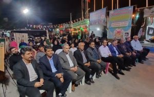رگزاری جشن بزرگ عید غدیر در گچساران با همکاری شهرداری،فرهنگ ارشاد اسلامی و بسیج هنرمندان؛ تجلیل از خانواده شهید هاشم‌پور در حاشیه  نمایشگاه «میدان هنر